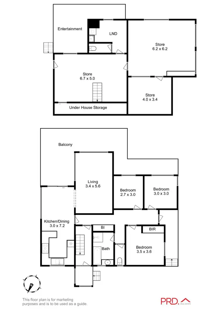 Floorplan of Homely house listing, 22 Second Avenue, West Moonah TAS 7009