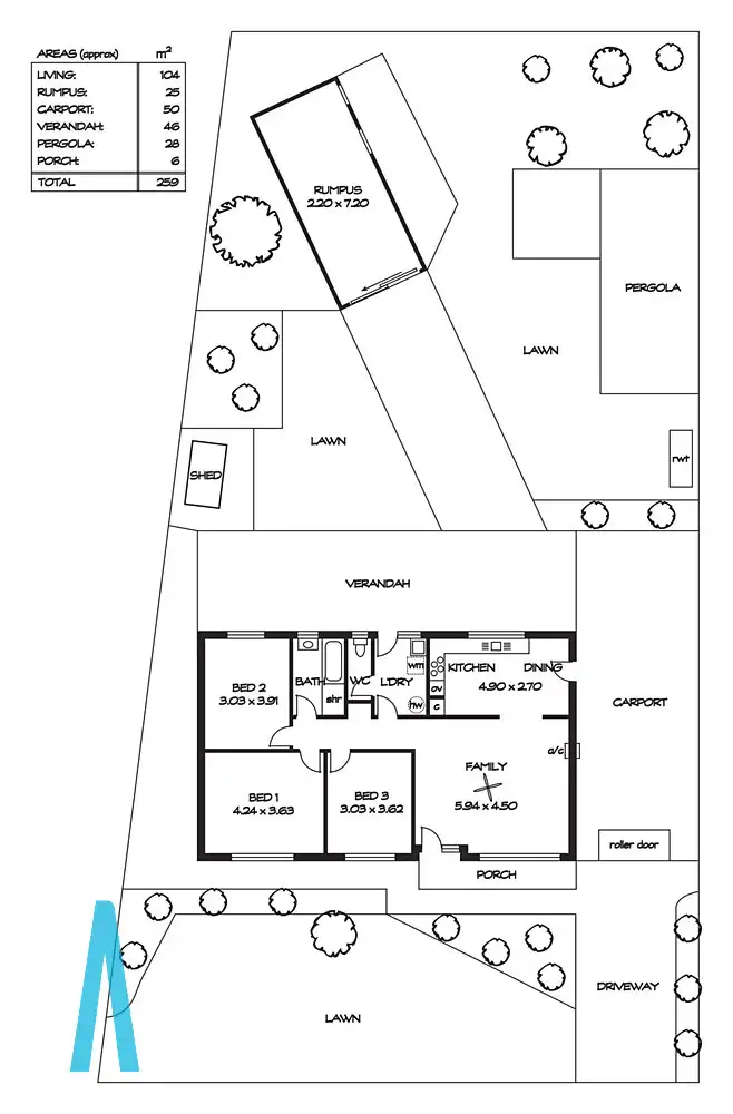Floorplan of Homely house listing, 4 Mark Street, Valley View SA 5093