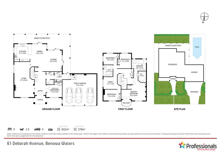 Floorplan of Homely house listing, 61 Deborah Avenue, Benowa Waters QLD 4217