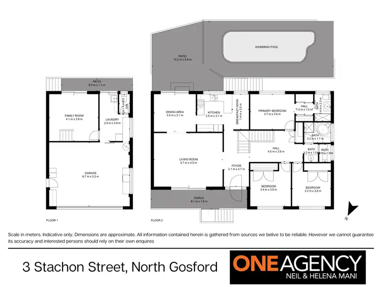 Floorplan of Homely house listing, 3 Stachon Street, North Gosford NSW 2250