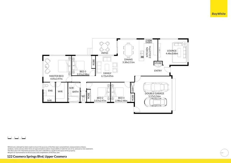Floorplan of Homely house listing, 122 Coomera Springs Boulevard, Upper Coomera QLD 4209