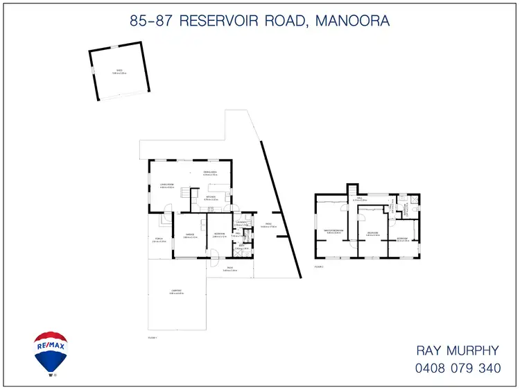 Floorplan of Homely house listing, 85-87 Reservoir Road, Manoora QLD 4870