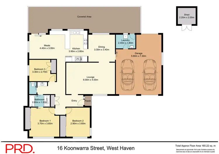 Floorplan of Homely house listing, 16 Koonwarra Street, West Haven NSW 2443