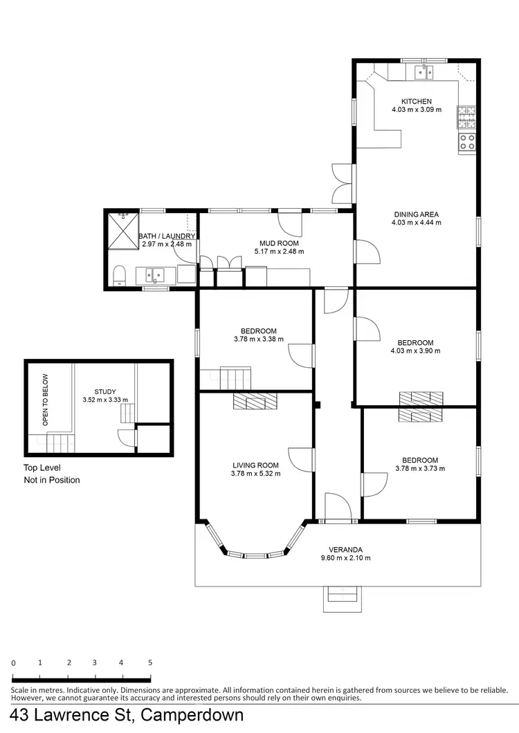 Floorplan of Homely house listing, 43 Lawrence Street, Camperdown VIC 3260