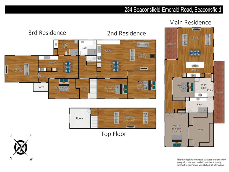 Floorplan of Homely house listing, 234 Beaconsfield-Emerald Road, Beaconsfield VIC 3807