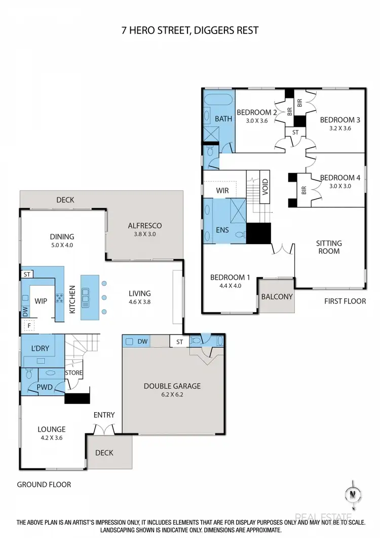 Floorplan of Homely house listing, 7 Hero Street, Diggers Rest VIC 3427