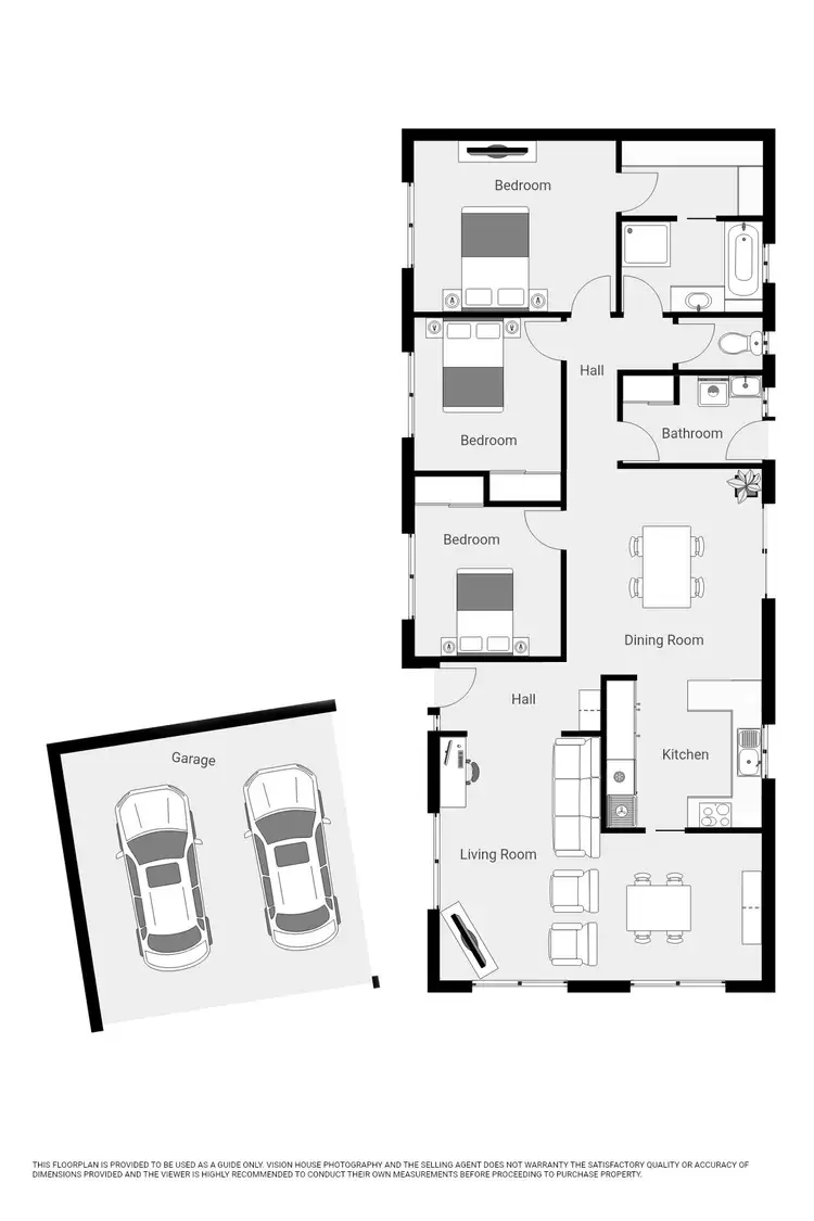 Floorplan of Homely house listing, 18 Beasy Court, Mildura VIC 3500