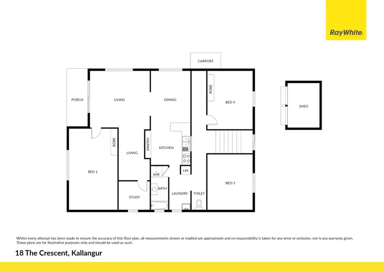 Floorplan of Homely house listing, 18 The Crescent, Kallangur QLD 4503