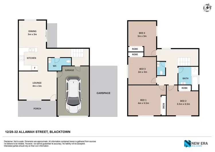 Floorplan of Homely townhouse listing, 12/28-32 Allawah Street, Blacktown NSW 2148