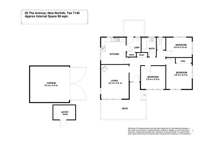 Floorplan of Homely house listing, 29 The Avenue, New Norfolk TAS 7140