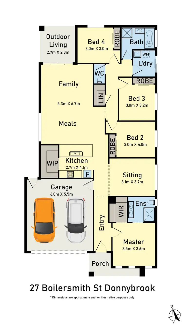 Floorplan of Homely house listing, 27 Boilersmith Street, Donnybrook VIC 3064