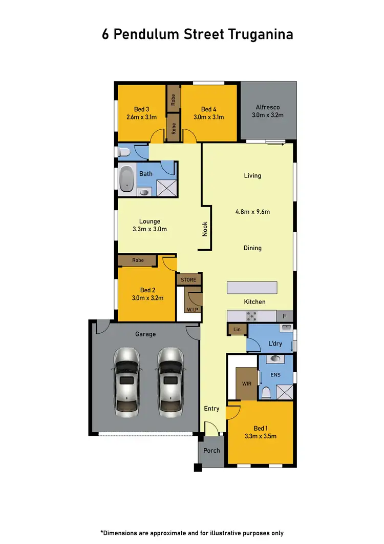 Floorplan of Homely house listing, 6 Pendulum Street, Truganina VIC 3029