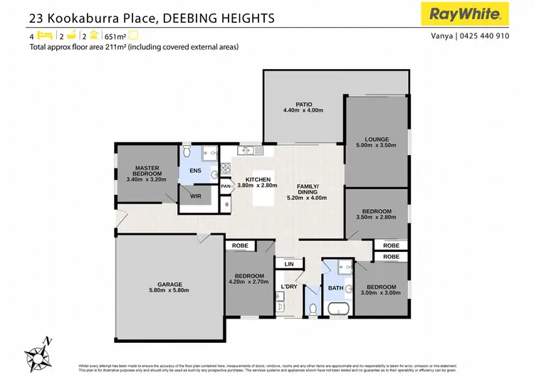 Floorplan of Homely house listing, 23 Kookaburra Place, Deebing Heights QLD 4306