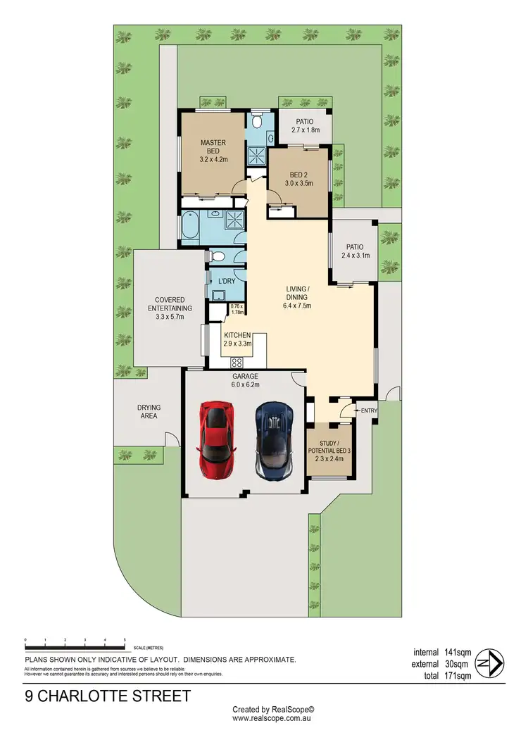 Floorplan of Homely townhouse listing, 9 Charlotte Street, Carina QLD 4152