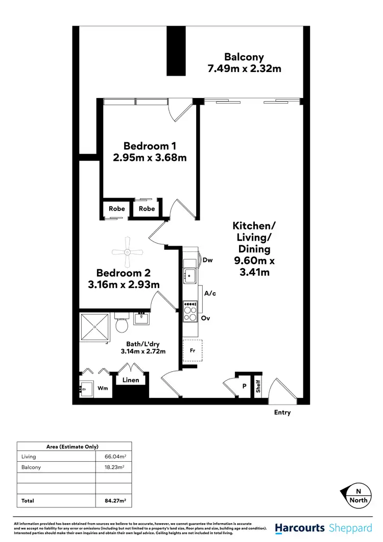 Floorplan of Homely house listing, 108/301 St Clair Avenue, St Clair SA 5011