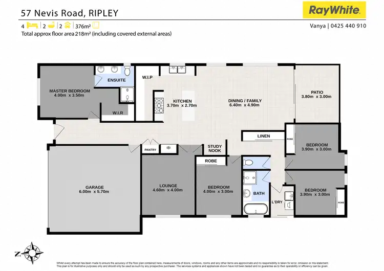 Floorplan of Homely house listing, 57 Nevis Road, Ripley QLD 4306