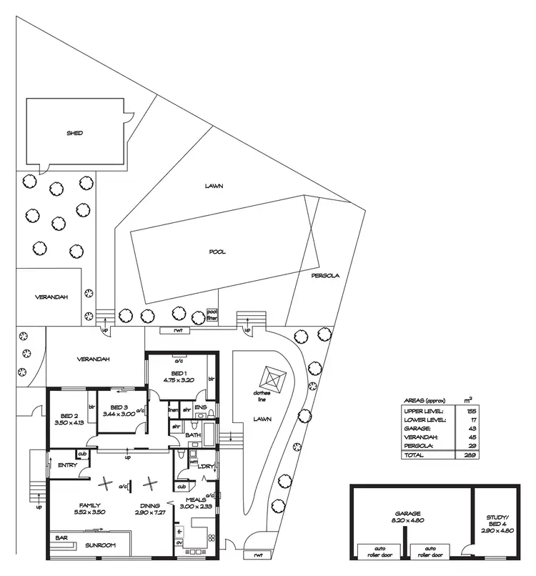 Floorplan of Homely house listing, 133 Brougham Drive, Valley View SA 5093