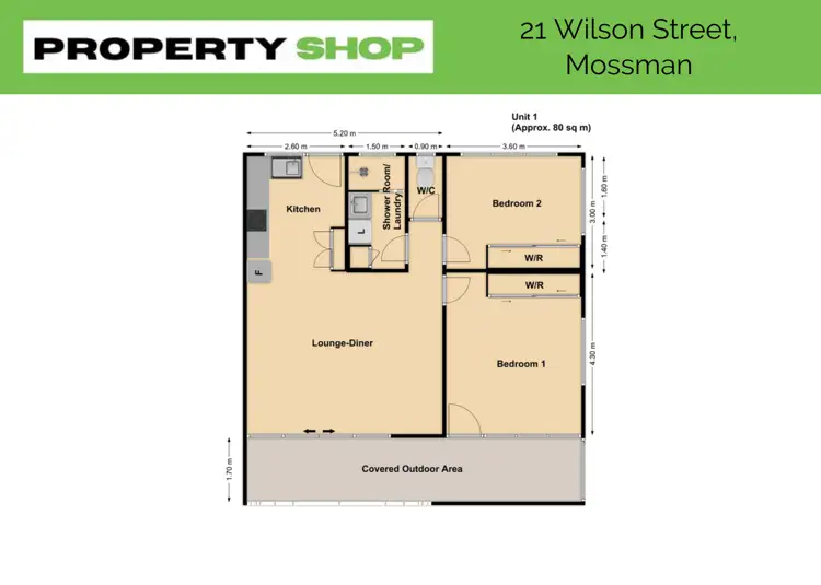 Floorplan of Homely block of units listing, 21 Wilson Street, Mossman QLD 4873
