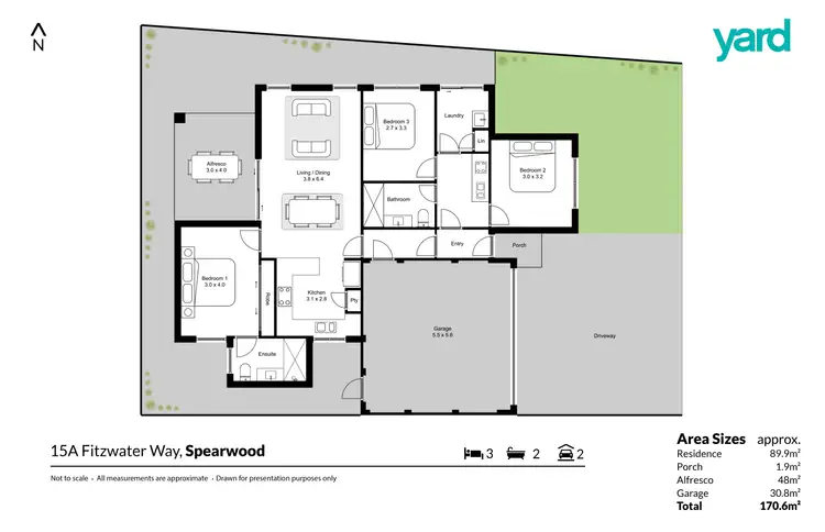 Floorplan of Homely house listing, 15A Fitzwater Way, Spearwood WA 6163