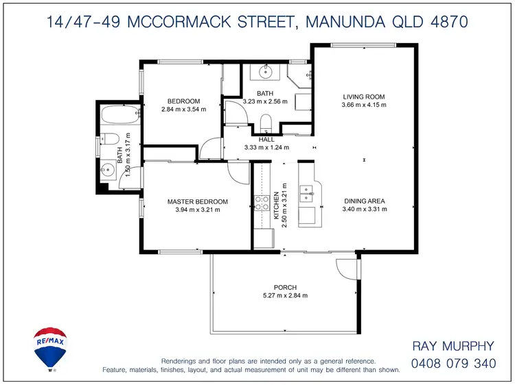 Floorplan of Homely unit listing, 14/47-49 McCormack Street, Manunda QLD 4870