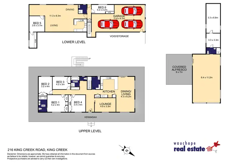 Floorplan of Homely rural property listing, 216 King Creek Road, King Creek NSW 2446