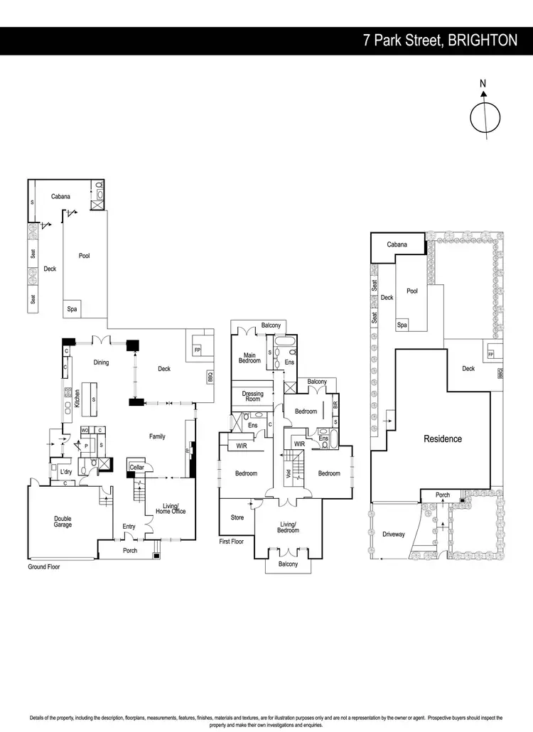 Floorplan of Homely house listing, 7 Park Street, Brighton VIC 3186