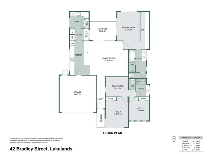 Floorplan of Homely house listing, 42 Bradley Street, Lakelands WA 6180