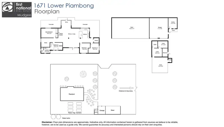 Floorplan of Homely rural property listing, 1671 Lower Piambong Road, Mudgee NSW 2850