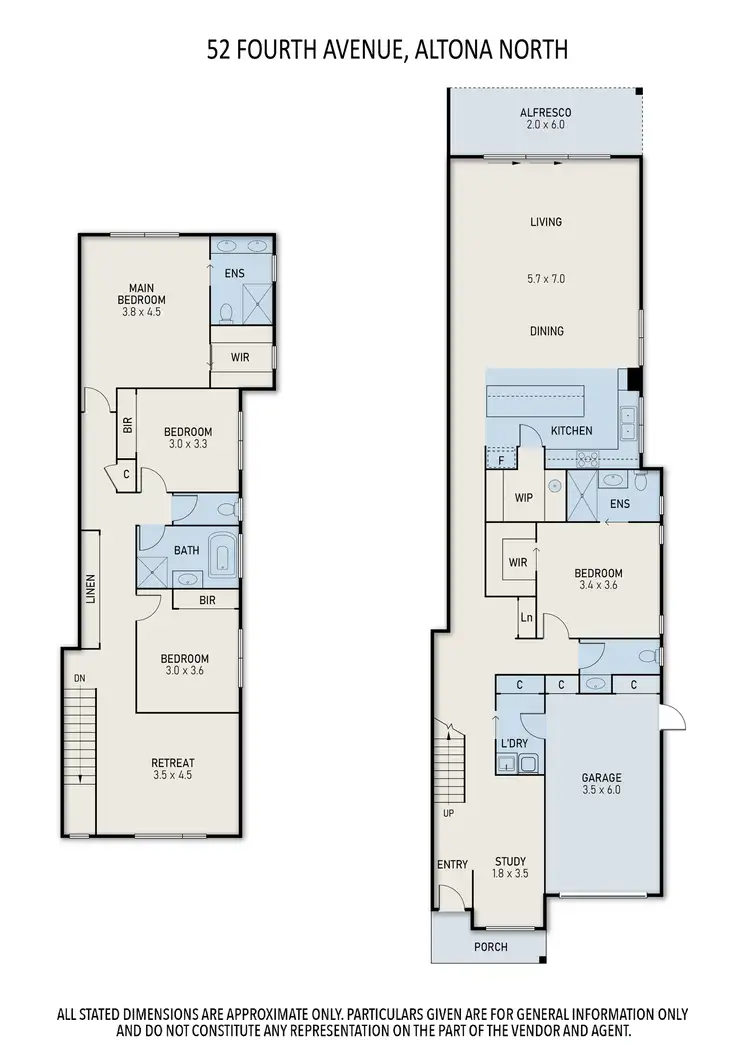 Floorplan of Homely townhouse listing, 52 Fourth Avenue, Altona North VIC 3025