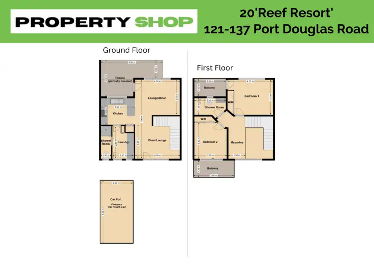 Floorplan of Homely apartment listing, 20/121-137 Port Douglas Road, Port Douglas QLD 4877