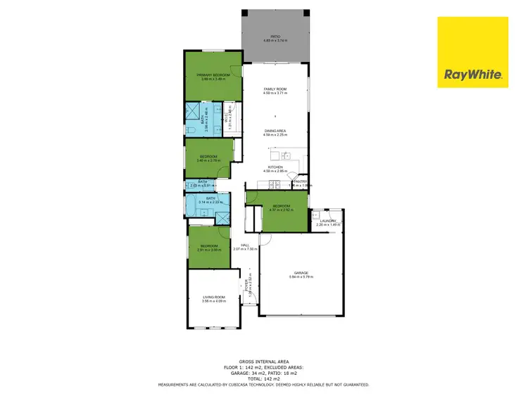 Floorplan of Homely house listing, 14 Highcliff Crescent, North Lakes QLD 4509