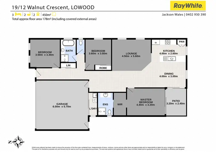 Floorplan of Homely house listing, 19/12 Walnut Crescent, Lowood QLD 4311