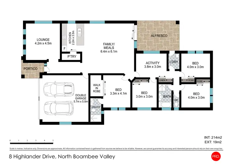 Floorplan of Homely house listing, 8 Highlander Drive, North Boambee Valley NSW 2450
