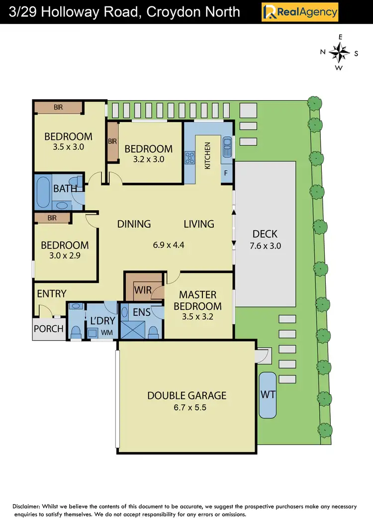 Floorplan of Homely unit listing, 3/29 Holloway Road, Croydon North VIC 3136