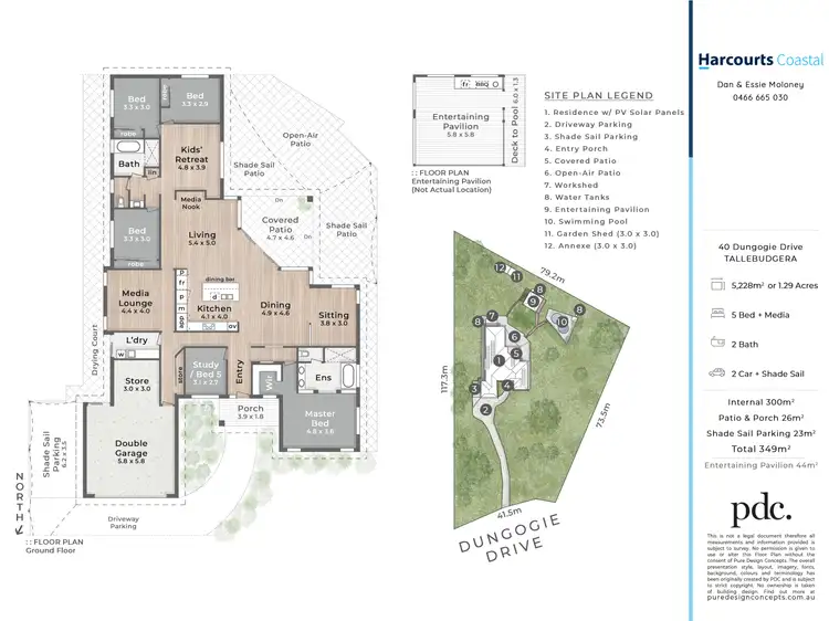 Floorplan of Homely house listing, 40 Dungogie Drive, Tallebudgera QLD 4228