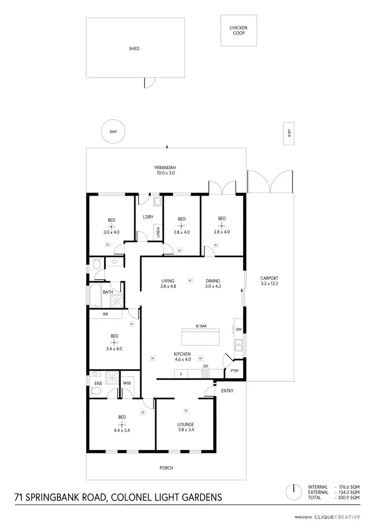 Floorplan of Homely house listing, 71 Springbank Road, Colonel Light Gardens SA 5041