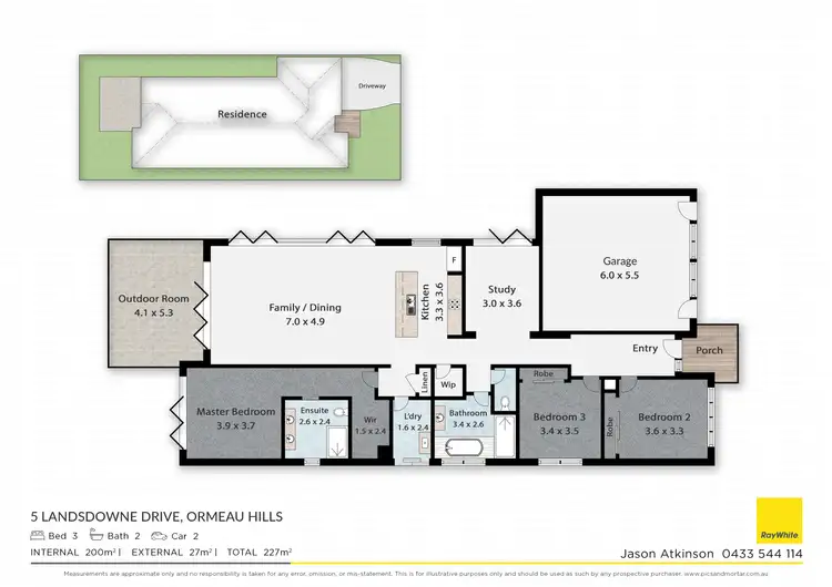 Floorplan of Homely house listing, 5 Landsdowne Drive, Ormeau Hills QLD 4208