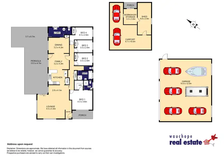 Floorplan of Homely rural property listing, 15 Mungara Place, Beechwood NSW 2446