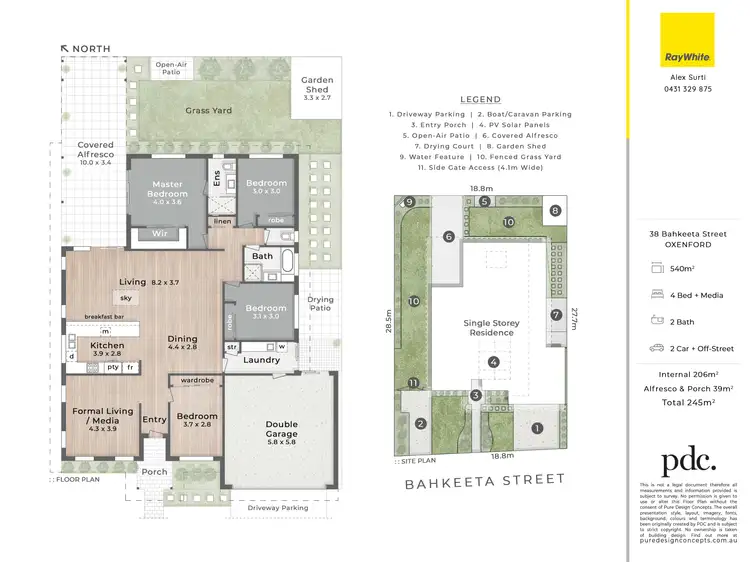 Floorplan of Homely house listing, 38 Bahkeeta Street, Oxenford QLD 4210