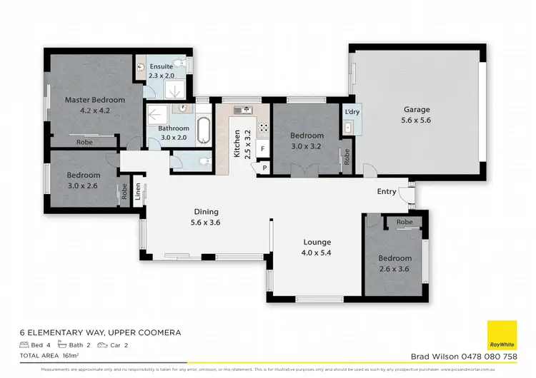 Floorplan of Homely house listing, 6 Elementary Way, Upper Coomera QLD 4209