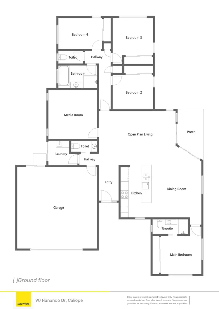 Floorplan of Homely house listing, 90 Nanando Drive, Calliope QLD 4680