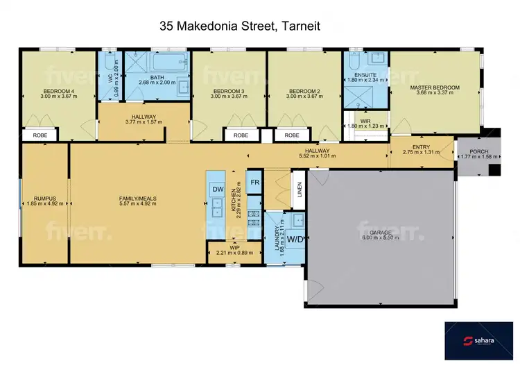 Floorplan of Homely house listing, 35 Makedonia Street, Tarneit VIC 3029