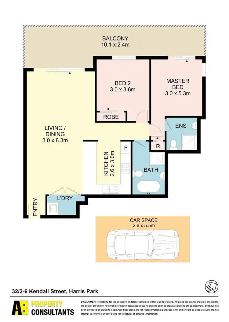 Floorplan of Homely unit listing, 32/2-6 KENDALL STREET, Harris Park NSW 2150