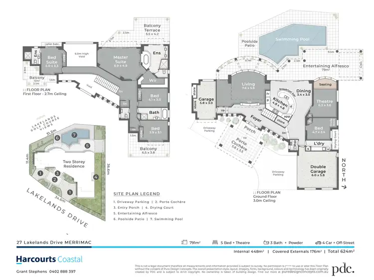 Floorplan of Homely house listing, 27 Lakelands Drive, Merrimac QLD 4226