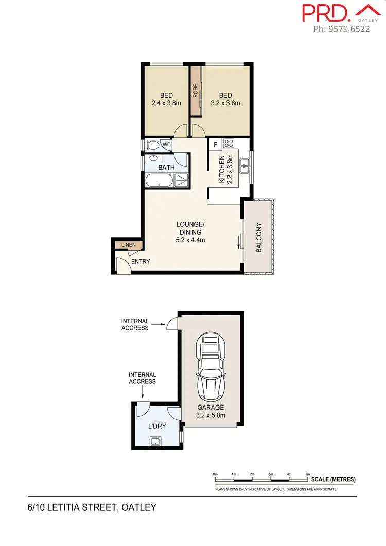 Floorplan of Homely unit listing, 6/10 Letitia Street, Oatley NSW 2223
