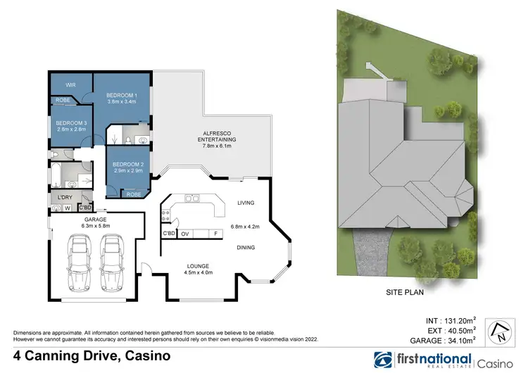 Floorplan of Homely house listing, 4 Canning Drive, Casino NSW 2470