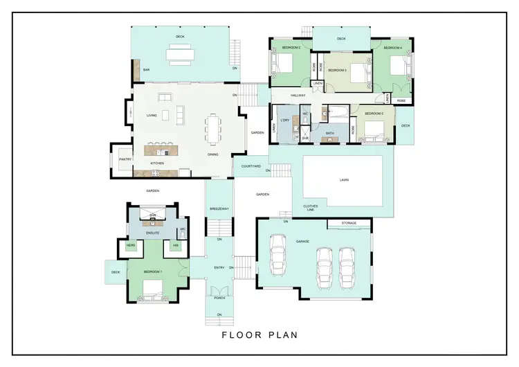 Floorplan of Homely house listing, 18 Rural View Drive, Rural View QLD 4740
