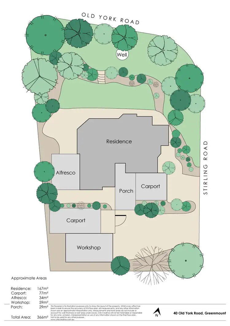 Floorplan of Homely house listing, 40 Old York Road, Greenmount WA 6056