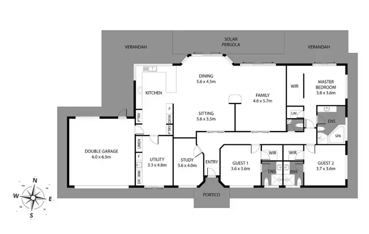 Floorplan of Homely rural property listing, 986 Old Bunbury Road, West Coolup WA 6214