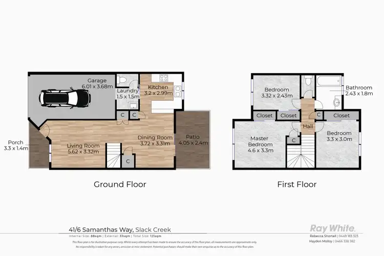 Floorplan of Homely townhouse listing, 41/6 Samanthas Way, Slacks Creek QLD 4127